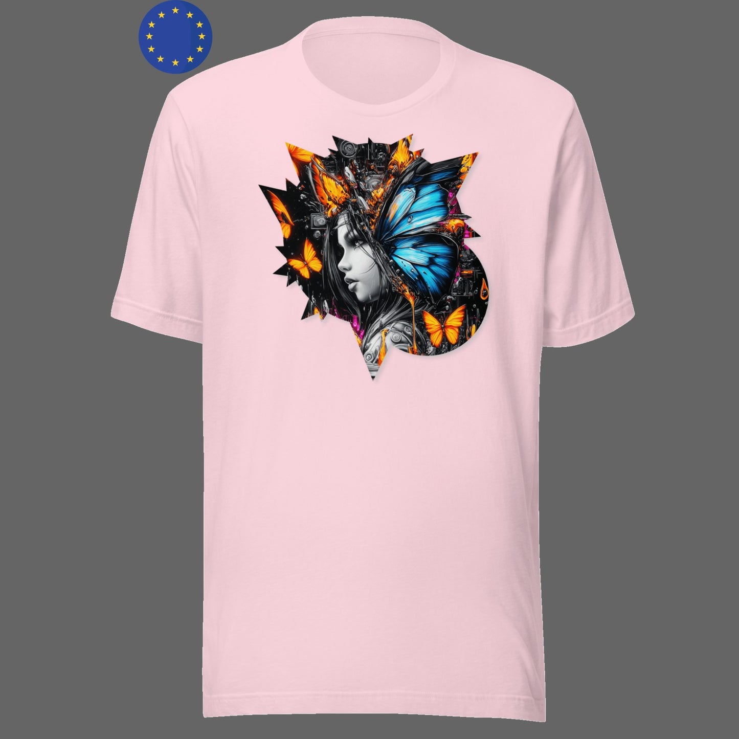 Electric Metamorphosis - women's style - Black / White / Navy / Soft pink