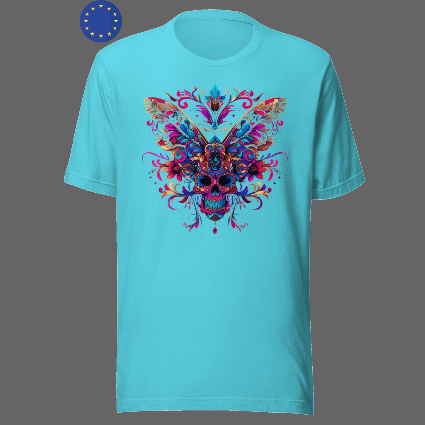 ButterFlySkull - women style - Black / White / Soft Pink / Turquoise