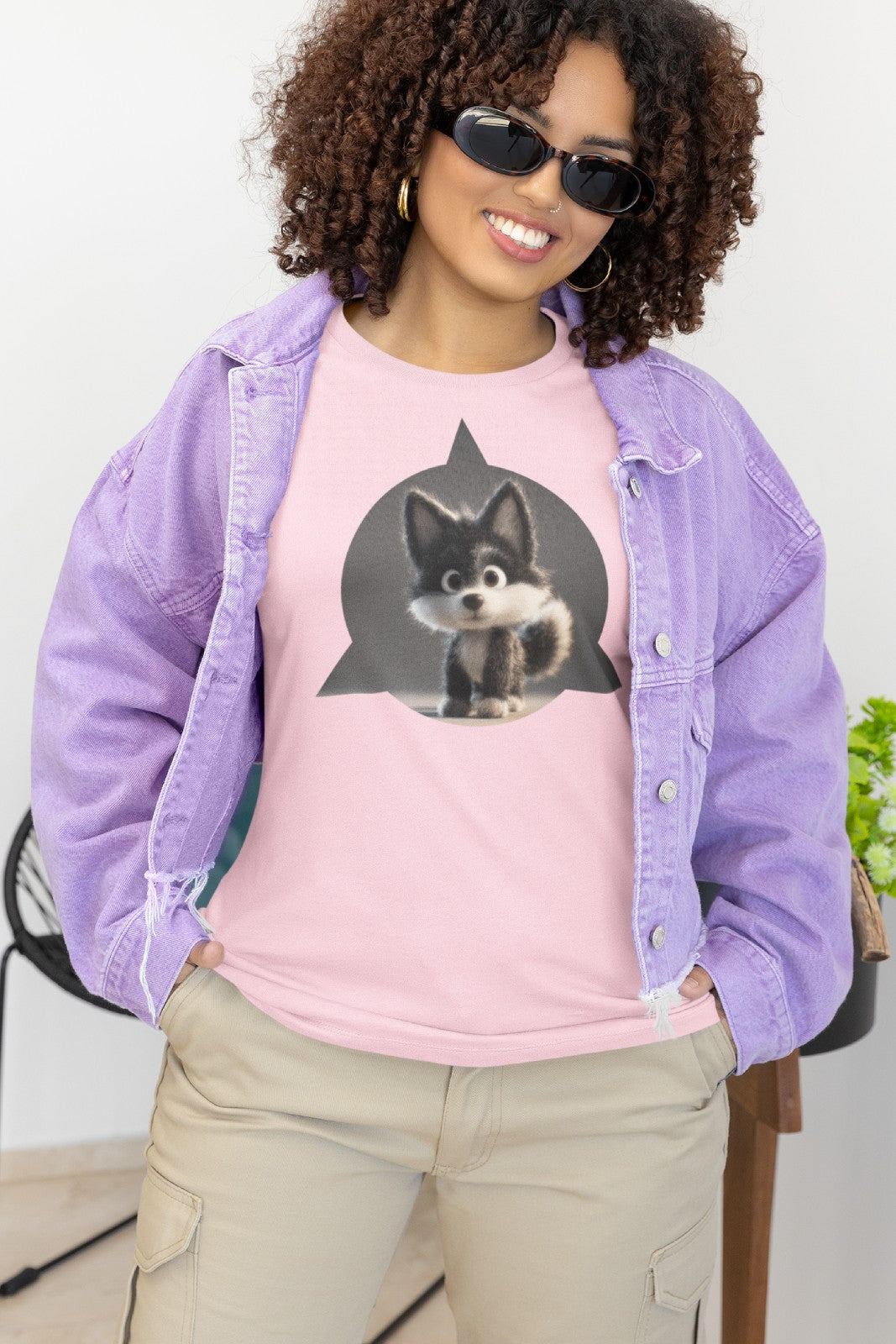 Baby Alpha - unisex - Black / White / Soft Pink / Leaf