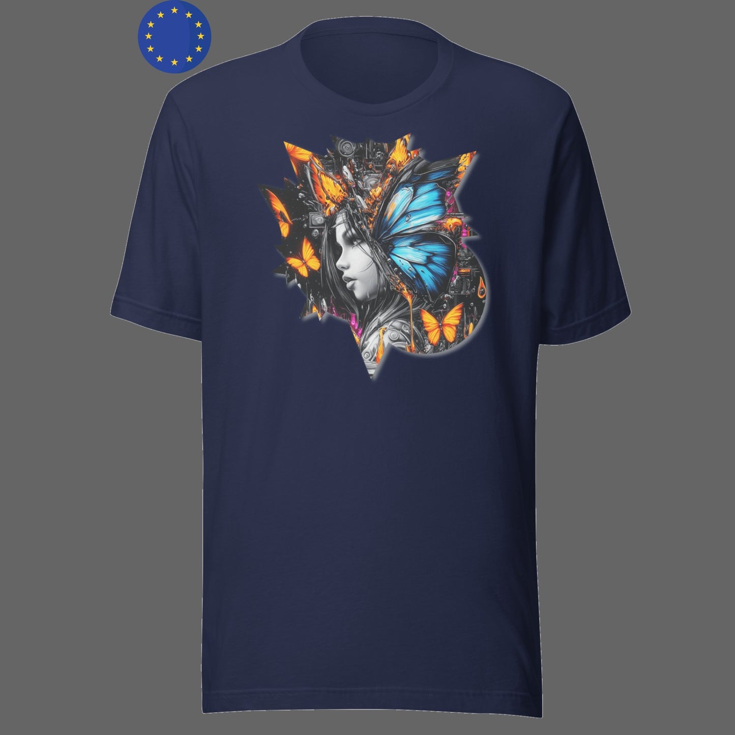 Electric Metamorphosis - women's style - Black / White / Navy / Soft pink